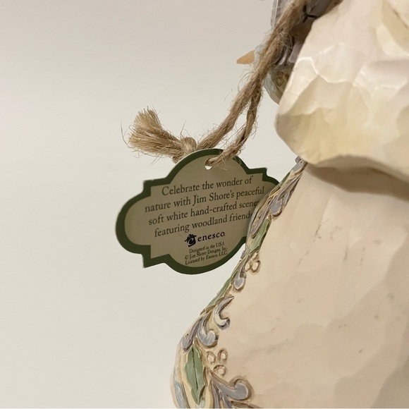 Jim Shore White Woodland 2016 Christmas Ornament Santa w/ Animals - Picture 12 of 16